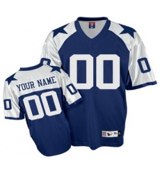 Dallas Cowboys Customized Jerseys Throwback blue Jersey Dallas Cowboys Customized Jerseys Throwback blue Jersey