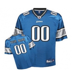 Detroit Lions Customized Jerseys blue Detroit Lions Customized Jerseys blue