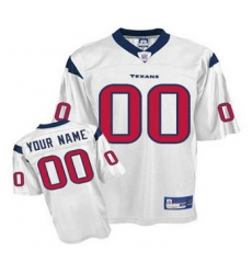 Houston Texans Customized Jerseys White Houston Texans Customized Jerseys White