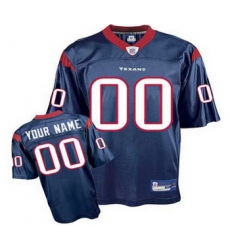 Houston Texans Customized Jerseys blue Houston Texans Customized Jerseys blue