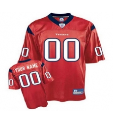 Houston Texans Customized Jerseys red Houston Texans Customized Jerseys red