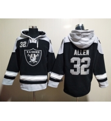 Men Las Vegas Raiders 32 Marcus Allen Stitched Hoodie Men Las Vegas Raiders 32 Marcus Allen Stitched Hoodie
