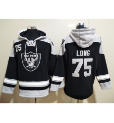 Men Las Vegas Raiders 75 Howie Long Stitched Hoodie Men Las Vegas Raiders 75 Howie Long Stitched Hoodie