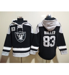 Men Las Vegas Raiders 83 Darren Waller Stitched Hoodie Men Las Vegas Raiders 83 Darren Waller Stitched Hoodie