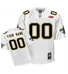 New Orleans Saints Super Bowl XLIV Customized Jerseys white New Orleans Saints Super Bowl XLIV Customized Jerseys white