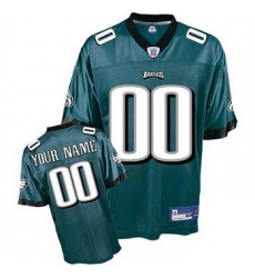 Philadelphia Eagles Customized Jerseys green Philadelphia Eagles Customized Jerseys green