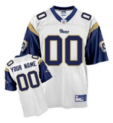 St Louis Rams Customized Jerseys white St Louis Rams Customized Jerseys white