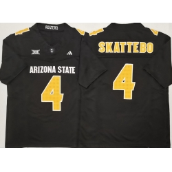 Men Arizona Sun Devils Black #4 Cam SKATTEBO White Stitched F U S E NCAA Jersey Men Arizona Sun Devils Black #4 Cam SKATTEBO White Stitched F U S E NCAA Jersey