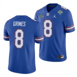 Florida Gators Trevon Grimes Royal 2020 Cotton Bowl Men'S Jersey