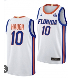 Men Florida Gators 10 Thomas Haugh White Limited College Basketball Jersey Men Florida Gators 10 Thomas Haugh White Limited College Basketball Jersey