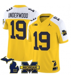 Men Michigan Wolverines 19 Bryce Underwood Maize Alternate F U S E 2025 Vapor Limited Stitched Football Jersey Men Michigan Wolverines 19 Bryce Underwood Maize Alternate F U S E 2025 Vapor Limited Stitched Football Jersey