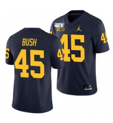 Michigan Wolverines Peter Bush Navy College Football Men'S Jersey