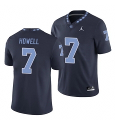 North Carolina Tar Heels Sam Howell Navy College Football Men'S Jersey