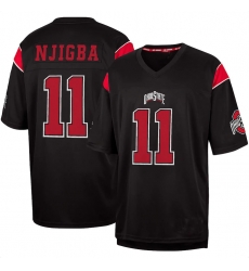 Men Ohio State Buckeyes 11 Jaxon Smith Njigba Black Colosseum Fashion Stitched Jersey Men Ohio State Buckeyes 11 Jaxon Smith Njigba Black Colosseum Fashion Stitched Jersey