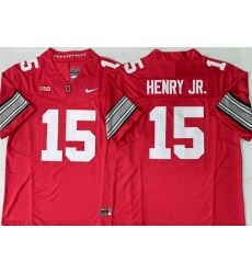 Men Ohio State Buckeyes 15 Chris Henry Jr Red 2026 F U S E Limited Stitched Jersey Men Ohio State Buckeyes 15 Chris Henry Jr Red 2026 F U S E Limited Stitched Jersey