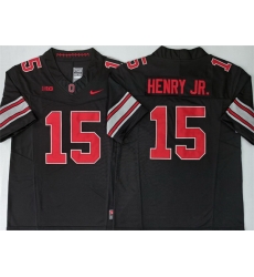 Men Ohio State Buckeyes 4 Jeremiah Smith Black 2026 F U S E Limited Stitched Jersey Men Ohio State Buckeyes 4 Jeremiah Smith Black 2026 F U S E Limited Stitched Jersey
