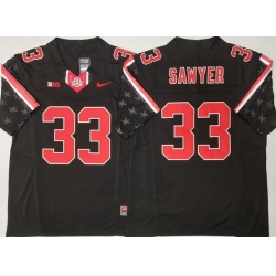 Men Ohio State Buckeyes Black #33 Jack SAWYER Black Stitched F U S E NCAA Jersey Men Ohio State Buckeyes Black #33 Jack SAWYER Black Stitched F U S E NCAA Jersey