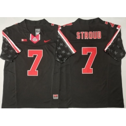 Men Ohio State Buckeyes Black # 7 C.J. Stroud Black Stitched F U S E NCAA Jersey Men Ohio State Buckeyes Black # 7 C.J. Stroud Black Stitched F U S E NCAA Jersey