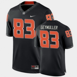 Men Oklahoma State Cowboys Gordie Geymuller College Football Black Game Jersey