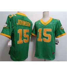 Men Oregon Ducks 15 Tez Johnson Green 2024 F U S E Stitched Jersey Men Oregon Ducks 15 Tez Johnson Green 2024 F U S E Stitched Jersey