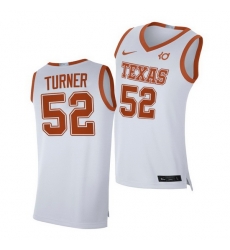 Texas Longhorns Myles Turner White Alumni Player Texas Longhorns Jersey