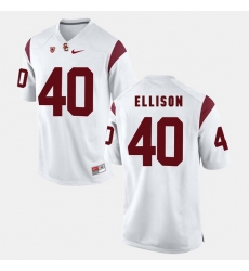 Men Usc Trojans Rhett Ellison Pac 12 Game White Jersey