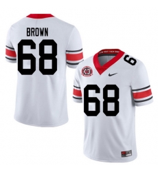 2020 Men #68 Chris Brown Georgia Bulldogs 1980 National Champions 40th Anniversary College Football