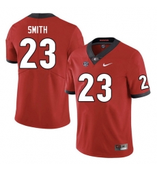 Men #23 Tykee Smith Georgia Bulldogs College Football Jerseys Sale-Red