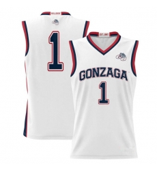 Men Georgia Bulldogs 1 White Lightweight Basketball Jersey Men Georgia Bulldogs 1 White Lightweight Basketball Jersey