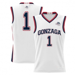 Men Georgia Bulldogs  1 White Lightweight Basketball Jersey