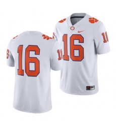 Clemson Tigers White Game Men'S Jersey