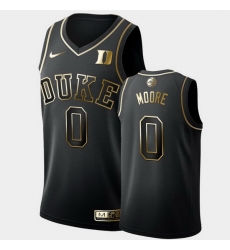 Duke Blue Devils Wendell Moore Black 2019 Golden Edition Men'S Jersey