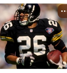 Men Steelers Rod Woodson #26 Black 75 Anniversary Throwback Jersey Men Steelers Rod Woodson #26 Black 75 Anniversary Throwback Jersey