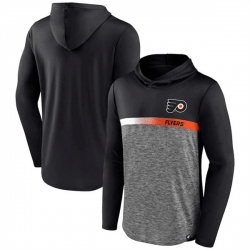 Men Philadelphia Flyers Black Podium Defender Pullover Hoodie