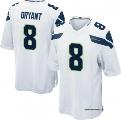 NFL Nike Seattle Seahawks Coby Bryant #8 White Stitched NFL jersey