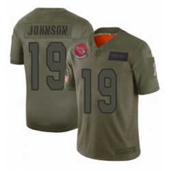 Men Arizona Cardinals 19 KeeSean Johnson Limited Camo 2019 Salute to Service Football Jersey