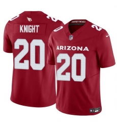 Men Arizona Cardinals 20 Bam Knight Red 2025 F U S E  Vapor Untouchable Limited Stitched Jersey Men Arizona Cardinals 20 Bam Knight Red 2025 F U S E  Vapor Untouchable Limited Stitched Jersey