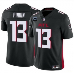 Men Atlanta Falcons 13 Bradley Pinion Black 2025 F U S E With 1 Star C Patch Vapor Untouchable Limited Stitched Football Jersey Men Atlanta Falcons 13 Bradley Pinion Black 2025 F U S E With 1 Star C Patch Vapor Untouchable Limited Stitched Football Jersey