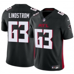 Men Atlanta Falcons 63 Chris Lindstrom Black 2025 F U S E  Vapor Untouchable Limited Stitched Football Jersey Men Atlanta Falcons 63 Chris Lindstrom Black 2025 F U S E  Vapor Untouchable Limited Stitched Football Jersey