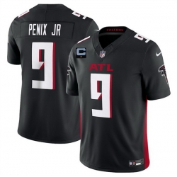 Men Atlanta Falcons 9 Michael Penix Jr Black 2025 F U S E  With 1 Star C Patch Vapor Untouchable Limited Stitched Football Jersey Men Atlanta Falcons 9 Michael Penix Jr Black 2025 F U S E  With 1 Star C Patch Vapor Untouchable Limited Stitched Football Jersey