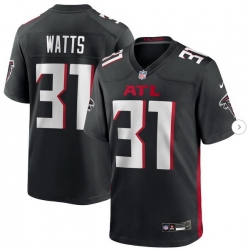 Men Atlanta Falcons Xavier Watts #31 F U S E Stitched Nike Black Jersey Men Atlanta Falcons Xavier Watts #31 F U S E Stitched Nike Black Jersey