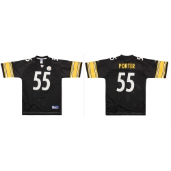 Men 2002 04 PITTSBURGH STEELERS Joey PORTER #55 REEBOK Stitched JERSEY Men 2002 04 PITTSBURGH STEELERS Joey PORTER #55 REEBOK Stitched JERSEY