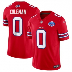 Men Buffalo Bills 0 Keon Coleman Red 2025 F U S E  With Farewell Patch Vapor Untouchable Limited Stitched Football Jersey Men Buffalo Bills 0 Keon Coleman Red 2025 F U S E  With Farewell Patch Vapor Untouchable Limited Stitched Football Jersey
