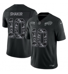 Men Buffalo Bills 10 Khalil Shakir Black F U S E 2026 Salute to Service Limited Stitched Football Jersey Men Buffalo Bills 10 Khalil Shakir Black F U S E 2026 Salute to Service Limited Stitched Football Jersey