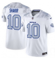Men Buffalo Bills 10 Khalil Shakir White 2025 F U S E   u201CRivalries u201D Vapor Untouchable Limited Stitched Football Jersey Men Buffalo Bills 10 Khalil Shakir White 2025 F U S E   u201CRivalries u201D Vapor Untouchable Limited Stitched Football Jersey