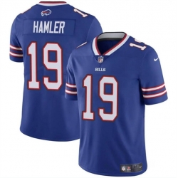 Men Buffalo Bills 19 KJ Hamler Blue 2024 Vapor Untouchable Limited Stitched Football Jersey Men Buffalo Bills 19 KJ Hamler Blue 2024 Vapor Untouchable Limited Stitched Football Jersey