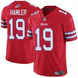 Men Buffalo Bills 19 KJ Hamler Red 2024 Vapor Untouchable Limited Stitched Football Jersey Men Buffalo Bills 19 KJ Hamler Red 2024 Vapor Untouchable Limited Stitched Football Jersey