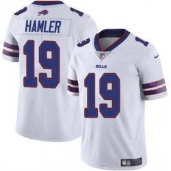 Men Buffalo Bills 19 KJ Hamler White 2024 Vapor Untouchable Limited Stitched Football Jersey Men Buffalo Bills 19 KJ Hamler White 2024 Vapor Untouchable Limited Stitched Football Jersey