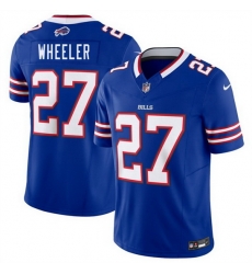 Men Buffalo Bills  27 Ian Wheeler Blue 2026 F U S E  Vapor Untouchable Limited Stitched Football Jersey