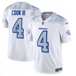 Men Buffalo Bills 4 James Cook III White 2025 F U S E   u201CRivalries u201D Vapor Untouchable Limited Stitched Football Jersey Men Buffalo Bills 4 James Cook III White 2025 F U S E   u201CRivalries u201D Vapor Untouchable Limited Stitched Football Jersey